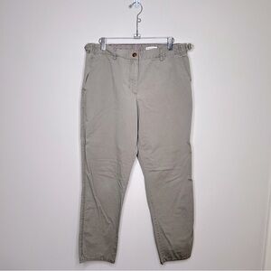 Club  Monaco Cotton Stretch Jean Style Relaxed Slim Fit Khakis Tan Size 10